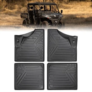 4PCS Front & Rear Floor Mats Anti-Slip TPE for 2022-2025 CFMOTO UForce 1000 XL - Picture 1 of 13