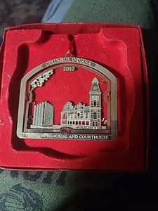 Easter Seals Christmas Collectors Ornament 2010 Courthouse Columbus Indiana  - Picture 1 of 1