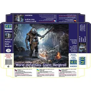 MASTER BOX MB24014 Modellino in plastica - Scala 1:24 World of Fantasy Giant. Troll da montagna - Foto 1 di 18