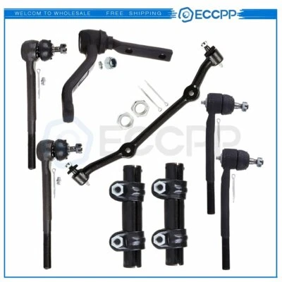 Kit de barras de amarre de brazo loca de enlace central delantero 8 piezas tracción trasera GMC Sonoma 1991-1995 Foto 1 de 4