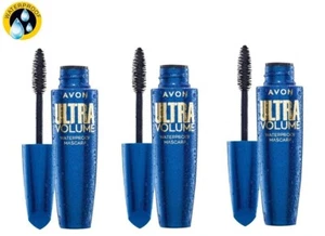 Mascara Avon Waterproof Ultra Volume Blackest Black 10ml X3 - Picture 1 of 1