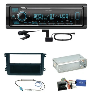 Kenwood KMM-BT508DAB Bluetooth DAB Einbauset für Beetle Jetta Sharan Tiguan T5 - Bild 1 von 1