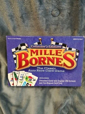 Mille Bornes 2003 COLLECTOR'S EDITION Hasbro Car-Shaped Card Tray 100% COMPLETE! - Image 1 of 2