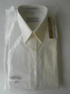 LAST DAY! John Henry French Poplin Dress Shirt Neck 15" (Sleeves 32"-33") NEW! - Picture 1 of 5