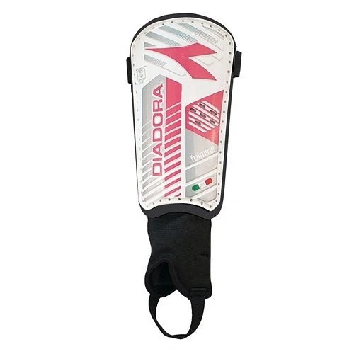 Diadora FULMINE Hard Shell Soccer Shinguards XXS White/pink C869