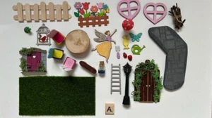 DIY fairy garden kit. 25 pieces, doors, windows Make your own indoor fairy house - Picture 1 of 13