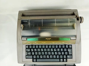 Máquina de escribir electrónica eléctrica Sharp QL-110 de colección - Repuestos reparación - Imagen 1 de 14