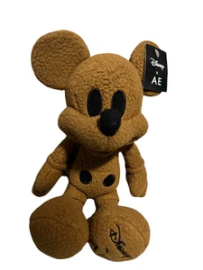 Disney X AE Mickey Mouse American Eagle Special Edition Plush Doll BROWN NWT - Picture 1 of 4