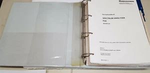 Rohde & Nero Fsa Spettro Analizzatore Servizio Manual Nastro II - Zdjęcie 1 z 3