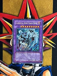 GLAS-EN036 Elemental Hero Chaos Neos Secret Rare 1st Edition NM Yugioh Card - Picture 1 of 2