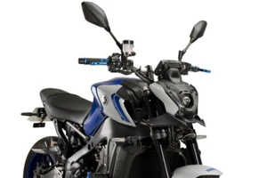 Puig Downforce Naked Front Spoilers To Suit Yamaha MT-09/SP (2021 - Onwards) - M - Picture 1 of 3