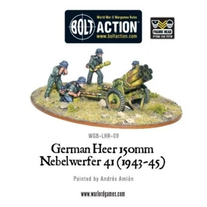 🔥 28mm Segunda Guerra Mundial Alemán Heer 150mm Nebelwerfer 41 (1943-45) Warlord Games Bolt Action - Imagen 1 de 8
