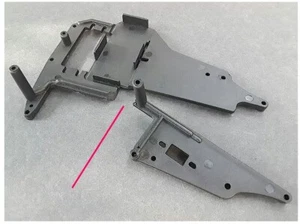 Vintage RC Car Radio Tray Upper Plate Street Force GP 2 New (Broken)Can be fixed - Picture 1 of 2