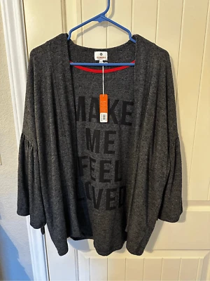 Nuevo con etiquetas Cárdigan Anthropologie Sundry Make Me Feel Loved Gris Suave Mujer Talla 1 Pequeño Foto 1 de 4