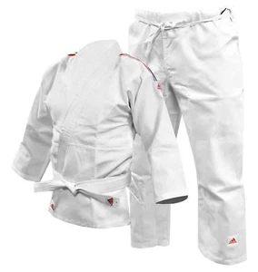 Adidas J250 Judo Suit Kids Judoka Uniform Boys Girls White Gi Childrens Suit - Picture 1 of 9