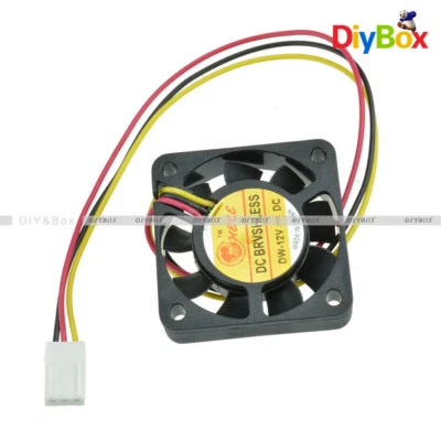 12V 3Pin 40mm Mini 4cm DC Brushless Computer Cooler Cooling Fan PC 40X40X10MM D - Image 1 of 4