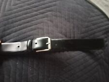 Sure Fit Adjustable Leather Belt - Black