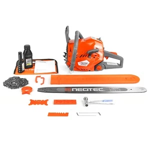 68cc Gasoline Chainsaw 22"Bar Powered Upgraded Engine Wood Cutting Gas Chain Saw - Picture 1 of 13