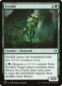 FERTILID x4 mtg NM-M Zendikar Rising Commander 4 Common - Picture 1 of 1