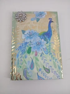 Pooch & Sweetheart Brooch Writing Journal Superior Peacock Paris Theme  - Picture 1 of 7