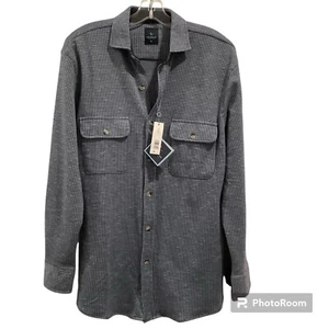 Tailorbyrd "The Sweatershirt" Herren Medium Hahnentritt Knopf Neu mit Etikett (UVP $ 99) - Bild 1 von 16