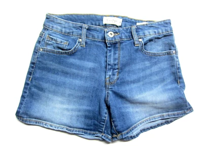 Jessica Simpson Forever Short Women's Size 28 Blue Denim 5 Pocket Low Rise - Image 1 of 4