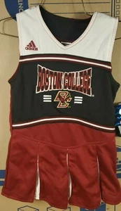 Adidas Boston College kids girls cheerleader dress size XL 16 New TOP ONLY! - Picture 1 of 5