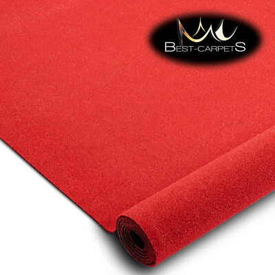 BEST-CARPETS.CO.UK Prato Artificiale 'FUOCO' Erba Rossa, Tergicristallo Economico, Giardino Erboso, Migliore Qualità