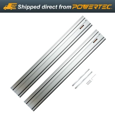 Juego de unión de riel guía de sierra de oruga POWERTEC 110" para sierras de oruga Kreg (71991) Foto 1 de 4