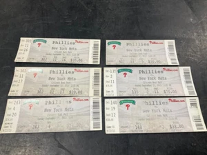 BIGLIETTO PHILLIES 2013 STUB 9/22/13 VS METS - Foto 1 di 1