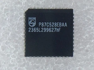 P87C528EBAA PHILIPS MCU 8-bit 44-Pin PLCC 1 UNIT "FREE SHIPPING" - Picture 1 of 1