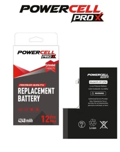 POWERCELL PRO X iPhone 12 Pro Max High Capacity Replacement Battery (4240 mAh) - Picture 1 of 2