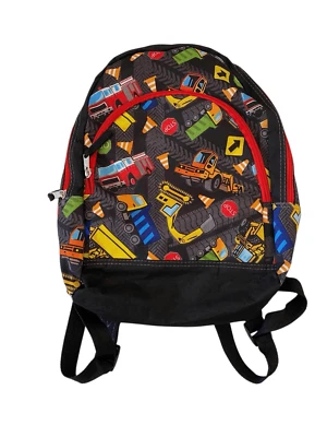 Mochila camión de construcción para niños dibujos animados vehículo utilitario escolar para niños Foto 1 de 4
