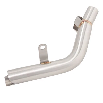 Tubo de escape medio de acero inoxidable modificado para Suzuki GSXR600 GSXR750 2011-2024 Foto 1 de 4