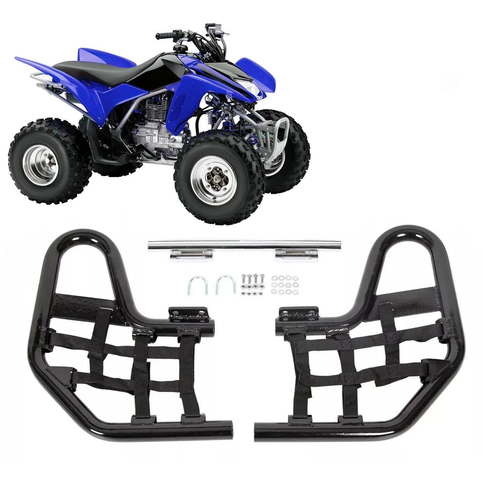Juego de pares de barras Nerf de aluminio barra negra redes negras para Honda TRX 250EX 250X 01-24 Foto 1 de 4