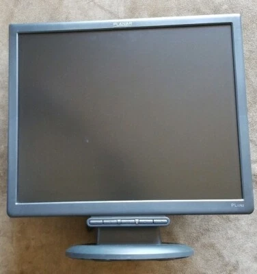 AS-IS PLANAR PL1702 17" Black LCD Monitor w/ Stand *Powers Off After Few Seconds - Image 1 of 4