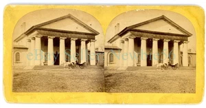 Arlington Virginia VA - ROBERT E LEE FORMER MANSION - c1870s Stereoview - Picture 1 of 2