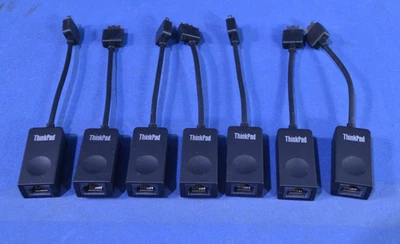 Lot of 7 Lenovo ThinkPad Ethernet Extension Adapters SC10P42352 (J090506) - Image 1 of 4