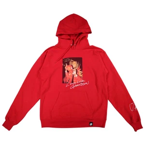 Lil Durk Otf Herren Pullover Hoodie Gr. S Rot Langarm Kapuze - Bild 1 von 8