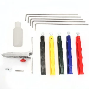 Grinder Sharpening Stone Set Kitchen FiX Angle Knife Sharpener System Kit♡ - Picture 1 of 7