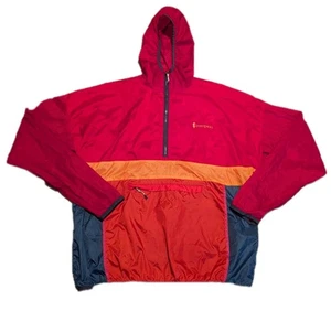 Cotopaxi Teca Half Zip Windbreaker Jacke Herren Large Colorblock Packable Rot - Bild 1 von 21