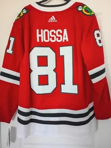 CAMISETA ROJA LOCAL MARIAN HOSSA CHICAGO BLACKHAWKS ADIDAS TALLA 50 COSIDA EN CADENA - Imagen 1 de 23