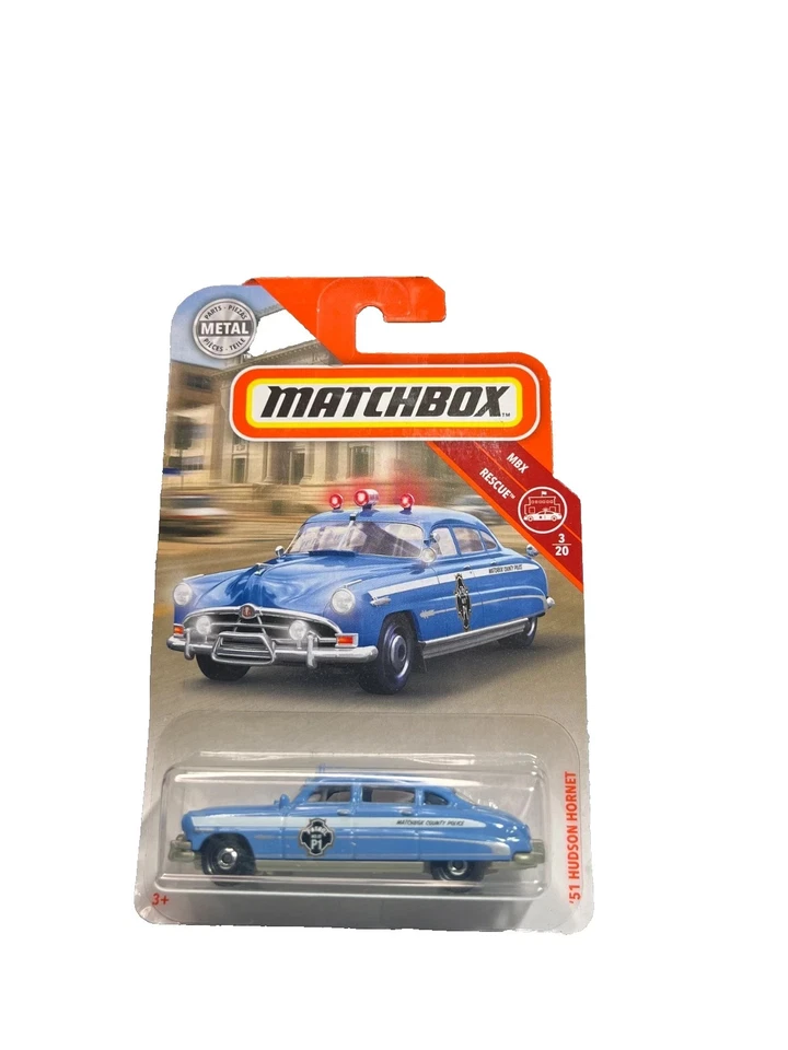 2018 Matchbox 51 Hudson Hornet 3/10 MBX Rescue 57/100 - Image 1 of 1