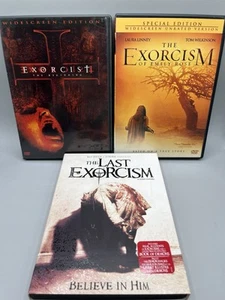 3 DVD de terror Exorcista El principio Exorcismo de Emily Rose El último exorcismo - Imagen 1 de 4