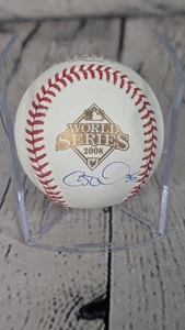 Cole Hamels Autogramm 2008 World Series Ball Philadelphia Phillies JSA COA - Bild 1 von 8