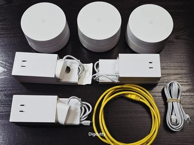 Google WIFI AC-1304 Mesh Wireless Internet Router / WiFi Extender w/ Power Cord - Image 1 of 2