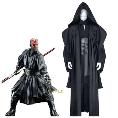 Uniforme Traje Star Wars Darth Maul Disfraz Disfraz Adulto Hombre Túnica Bata Halloween Foto 1 de 4