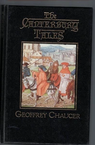 ORNATE BINDING ,classic ,THE CANTERBURY TALES by GEOFFREY CHAUCER - Picture 1 of 1