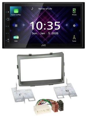 JVC DAB 2DIN MP3 Bluetooth USB Autoradio für SSangYong Rodius ab 2013 - Bild 1 von 4