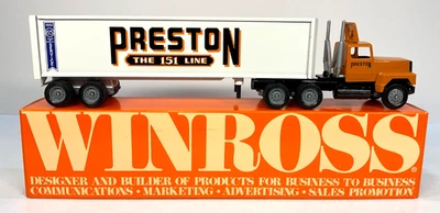 Preston Trucking Company 65th Anniversary Model 1992 Winross 1/64th Scale Truck - Image 1 of 4